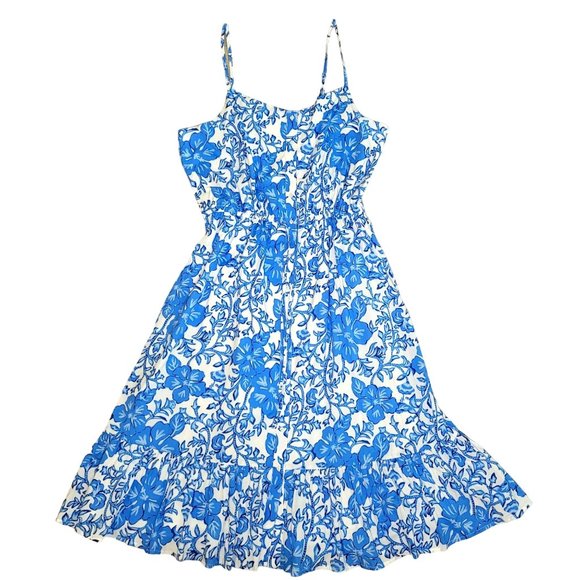 Dress Casual Midi By Vineyard Vines In White, Size: S main image 1